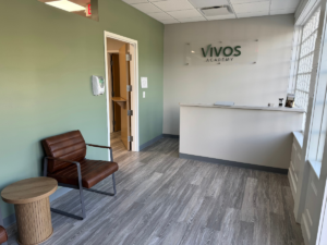 Reception and welcome desk at Vivos Academy
